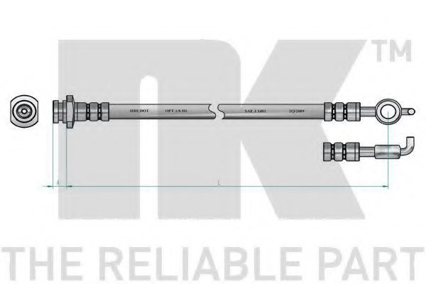 NK 853663 Brake Hose